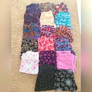 Women's Lularoe leggings- 17 pairs